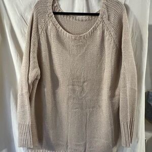 Elegant Cream Women's Sweater